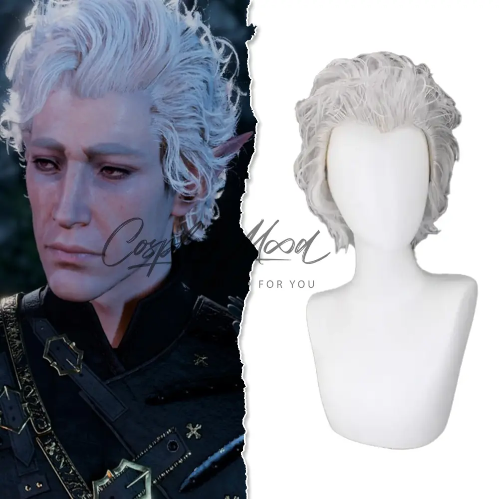 Parrucca Cosplay Astarion Baldur's Gate 3 - immagine 3