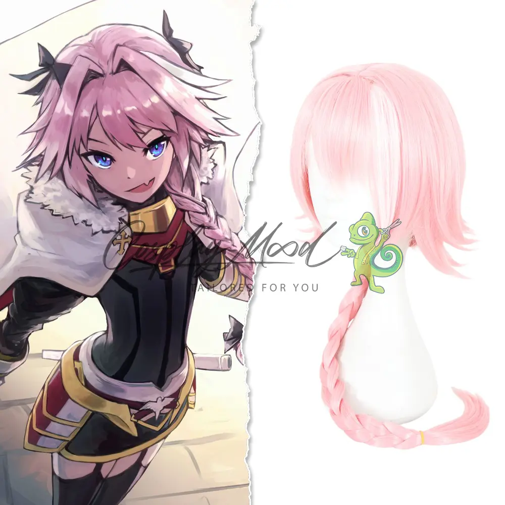 Parrucca Cosplay Astolfo Fate Apocrypha - immagine 3