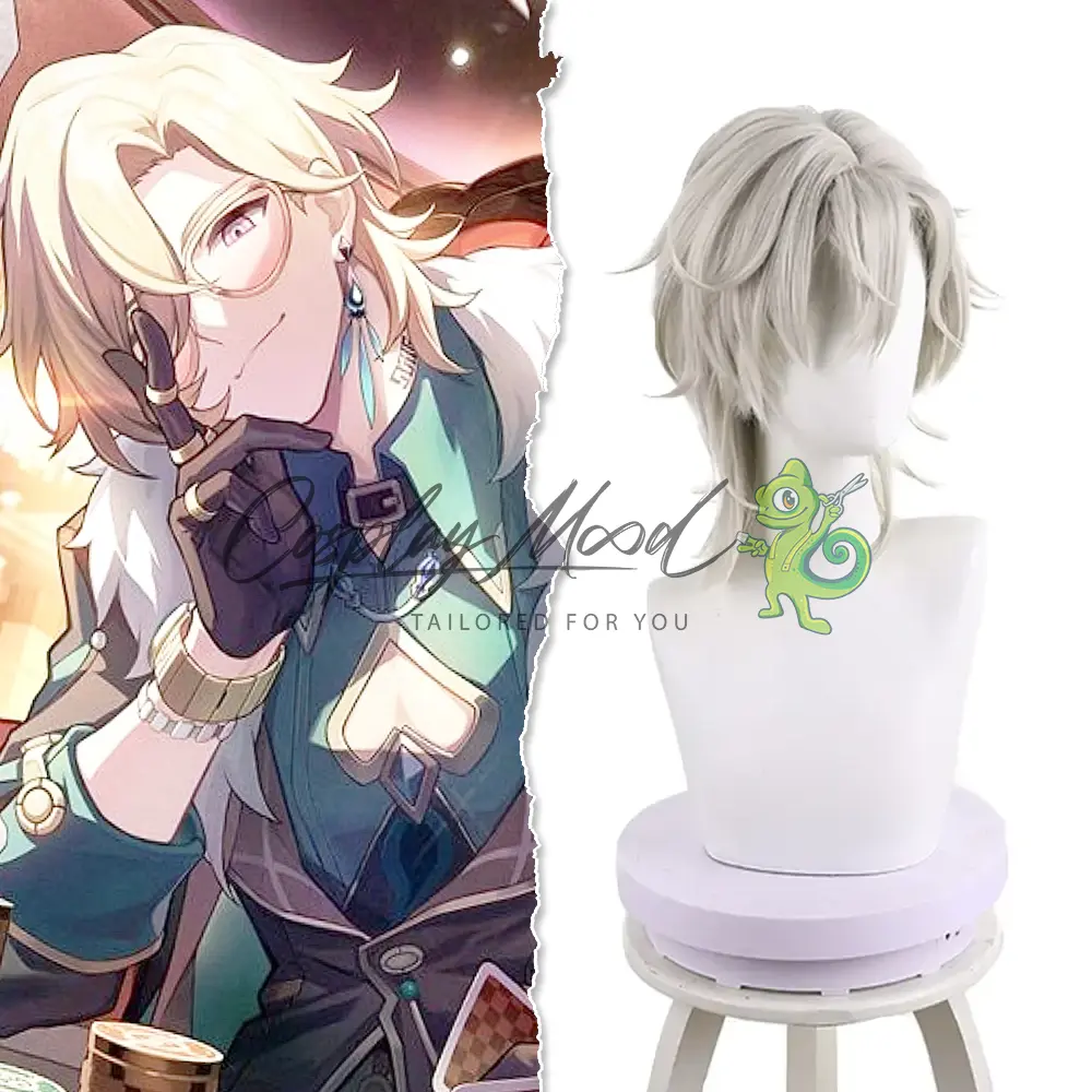 Parrucca Cosplay Aventurine Honkai Star Rail - immagine 3