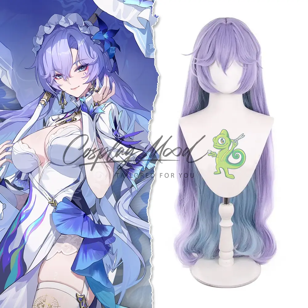 Parrucca Cosplay Cantarella Wuthering Waves - immagine 3