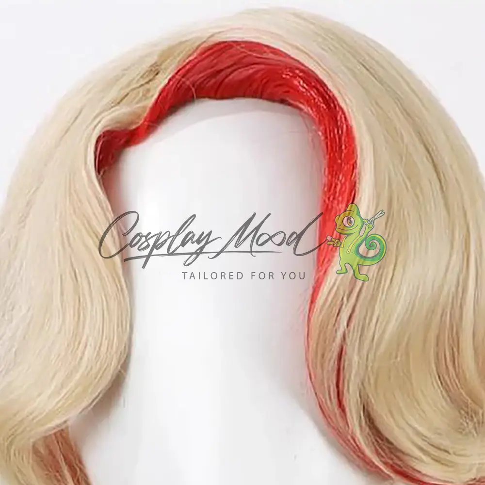 Parrucca Cosplay Charlie Morningstar Hazbin Hotel - immagine 7