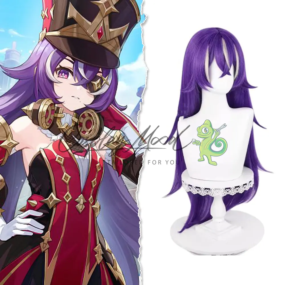Parrucca Cosplay Chevreuse Genshin Impact - immagine 3