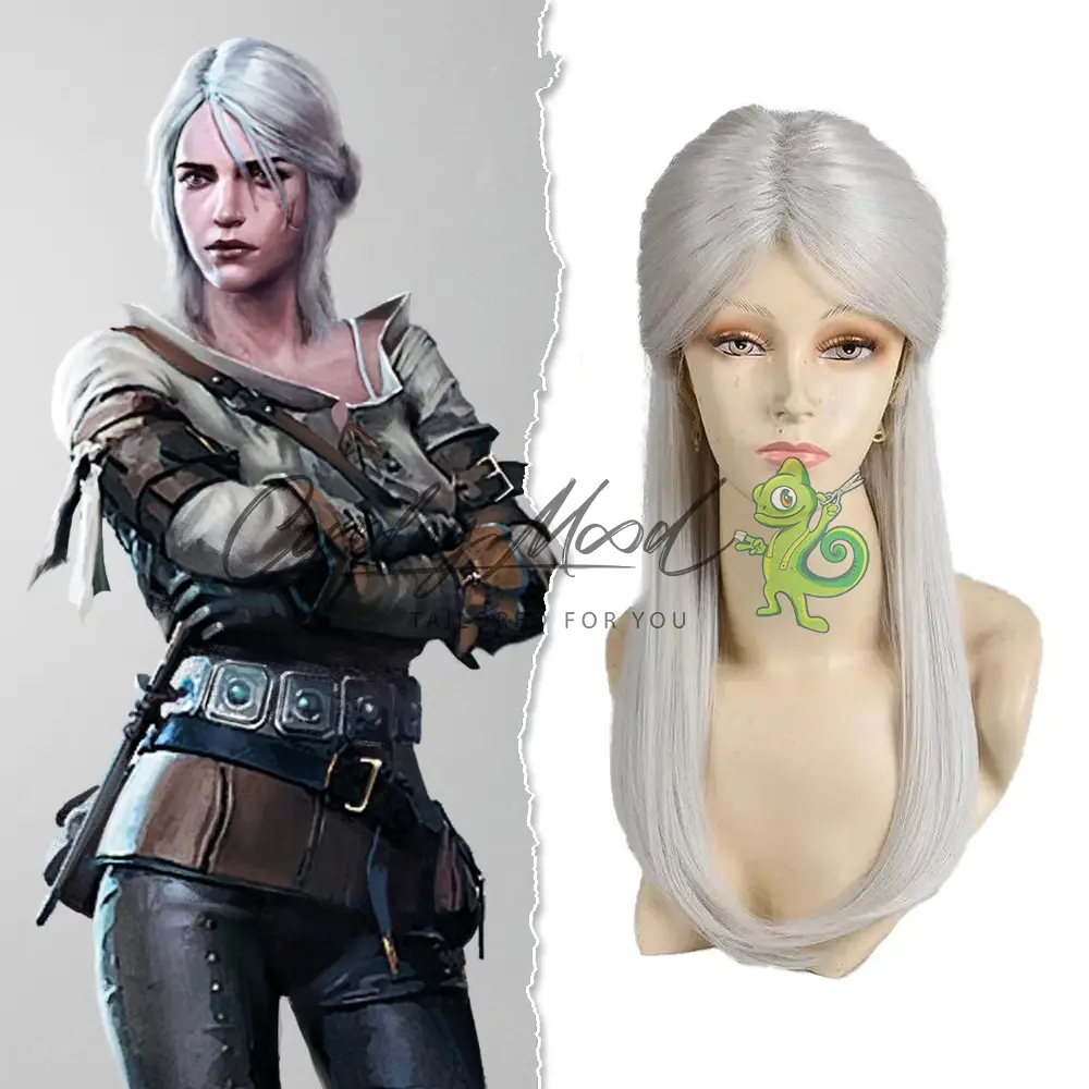 Parrucca Cosplay Cirilla The Witcher 3 - immagine 3