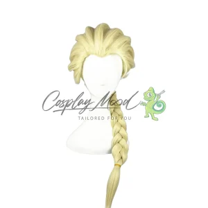 Parrucca Cosplay Elsa treccia Frozen Disney