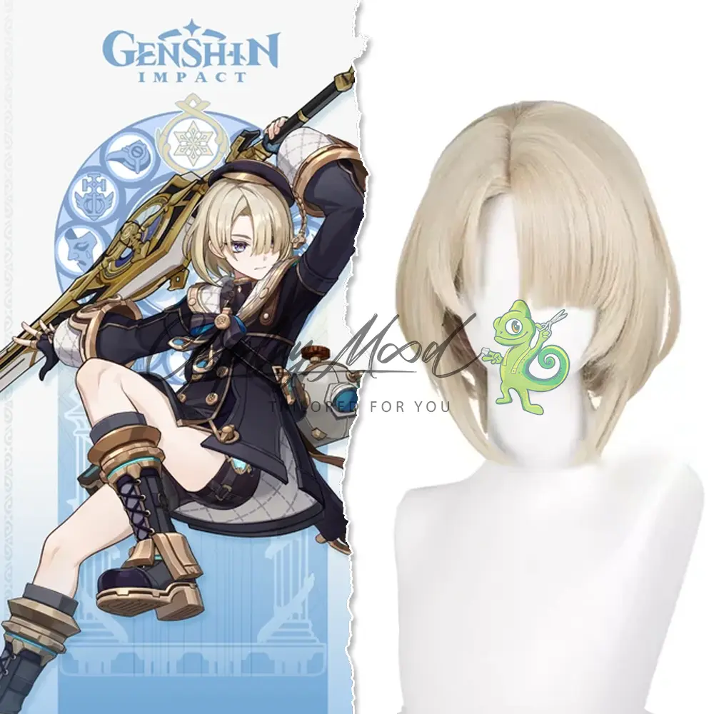 Parrucca Cosplay Freminet Genshin Impact - immagine 3