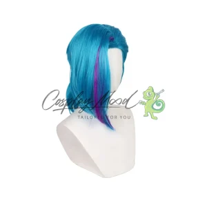 Parrucca Cosplay Jinx League of Legends Arcane Stagione 2