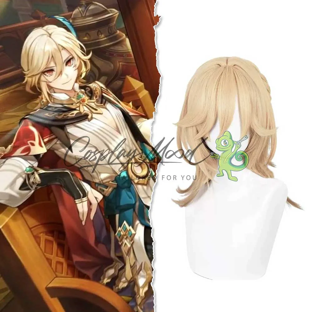 Parrucca Cosplay Kaveh Genshin Impact - immagine 3