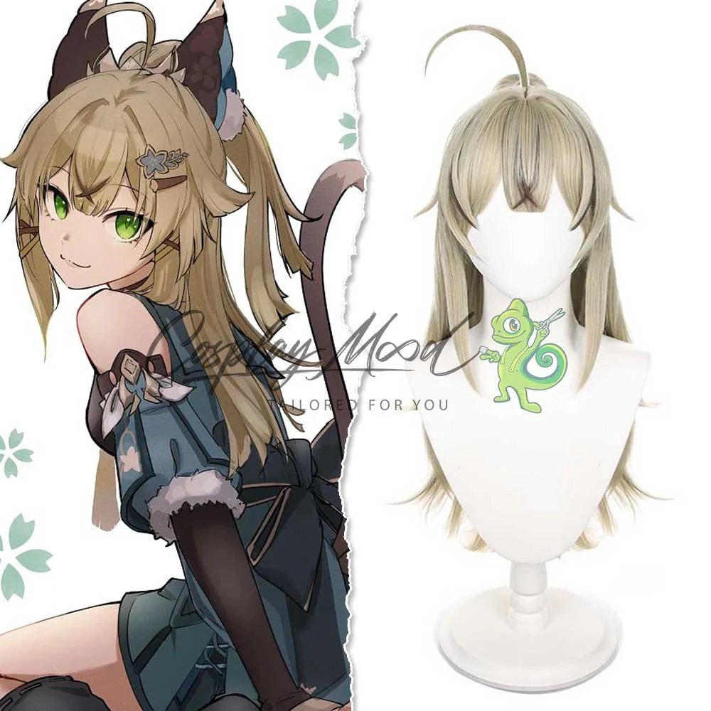 Parrucca Cosplay Kirara Genshin Impact - immagine 3