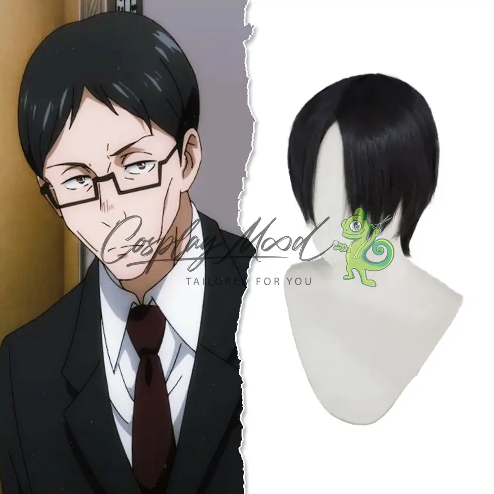Parrucca Cosplay Kiyotaka Ijichi Jujutsu Kaisen - immagine 3