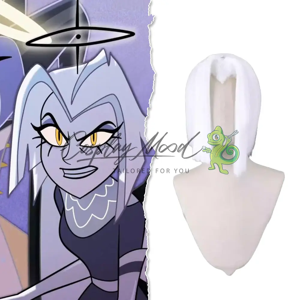 Parrucca Cosplay Lute Hazbin Hotel - immagine 3