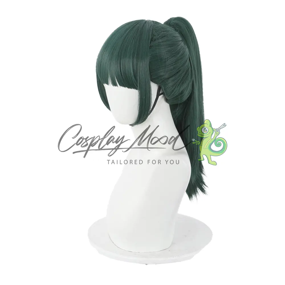 Parrucca Cosplay Maki Zenin Jujutsu Kaisen - immagine 4