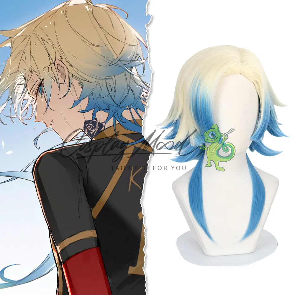 Parrucca Cosplay Michael Kaiser Blue Lock - immagine 3