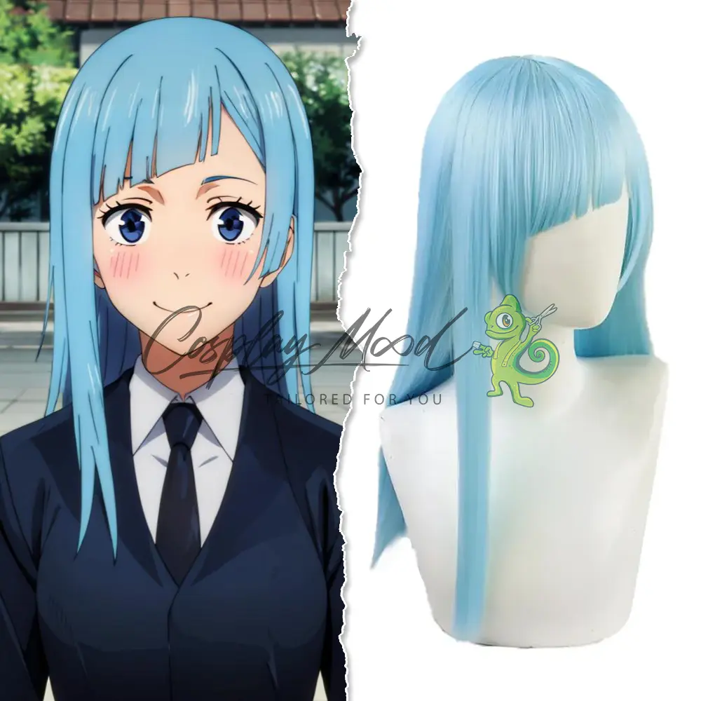 Parrucca Cosplay Kasumi Miwa Jujutsu Kaisen - immagine 3