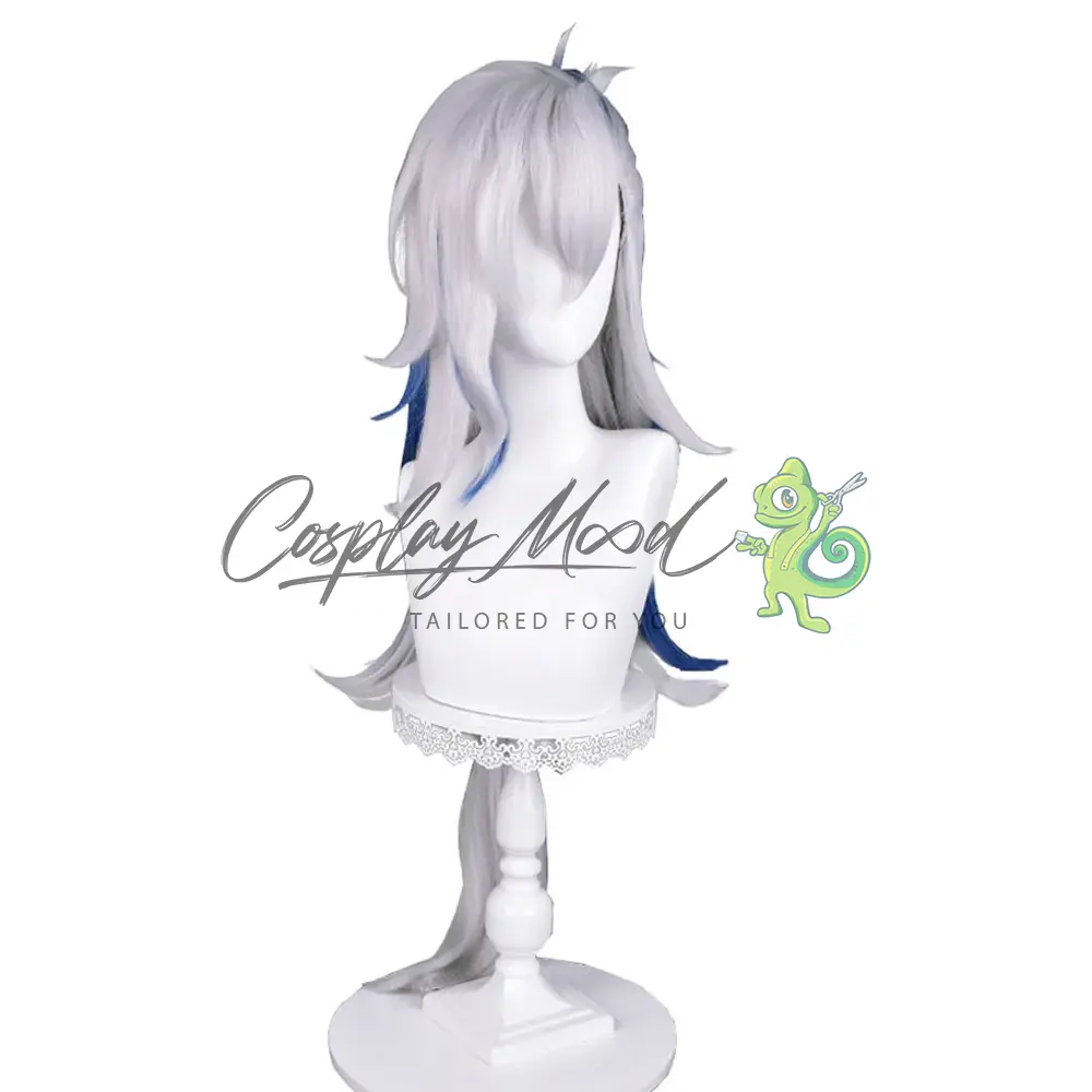 Parrucca Cosplay Neuvillette Genshin Impact - immagine 4