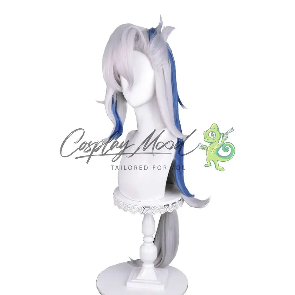 Parrucca Cosplay Neuvillette Genshin Impact - immagine 5