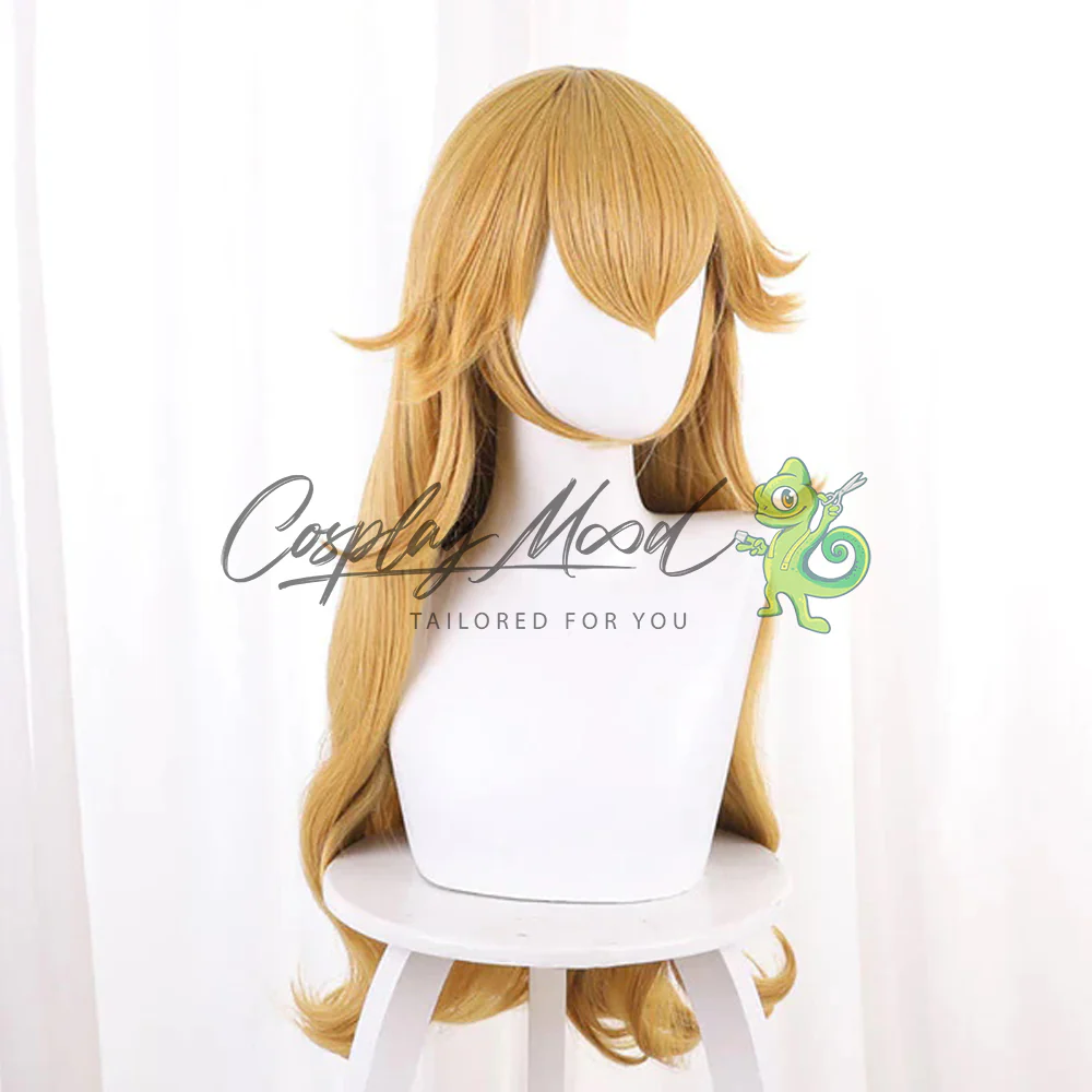 Parrucca Cosplay Principessa Peach Super Mario Bros Film - immagine 4