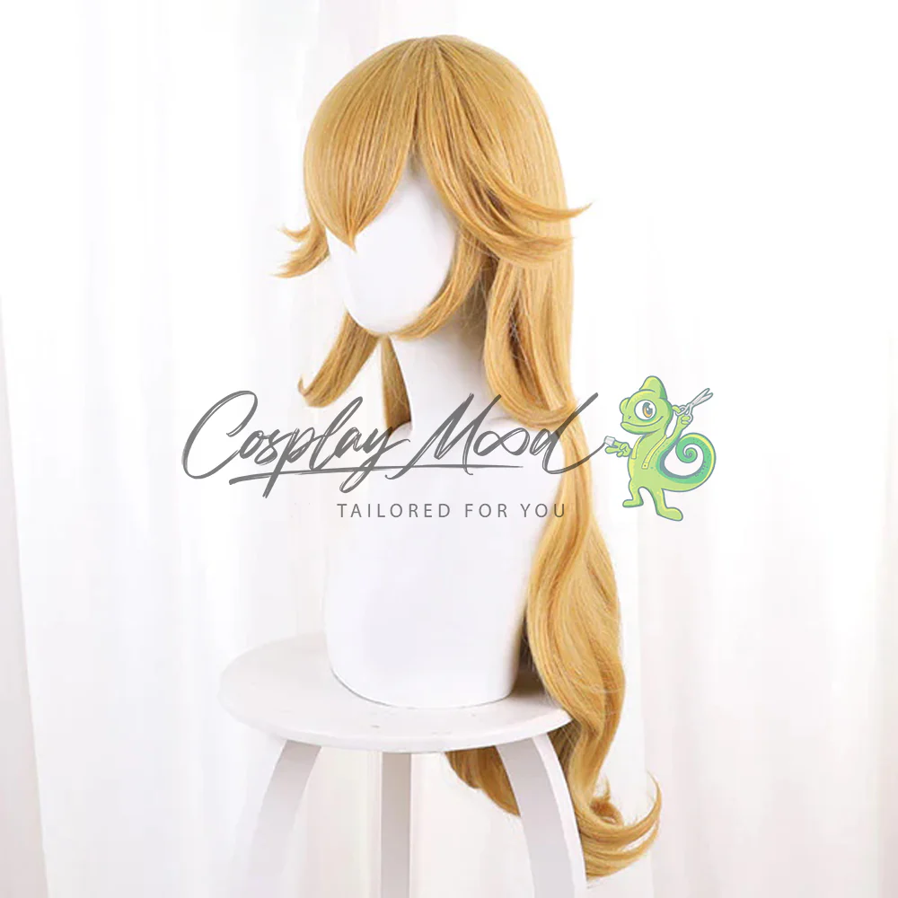 Parrucca Cosplay Principessa Peach Super Mario Bros Film - immagine 5