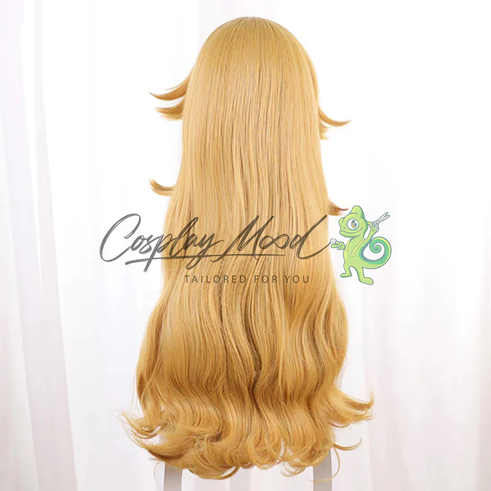 Parrucca Cosplay Principessa Peach Super Mario Bros Film - immagine 6