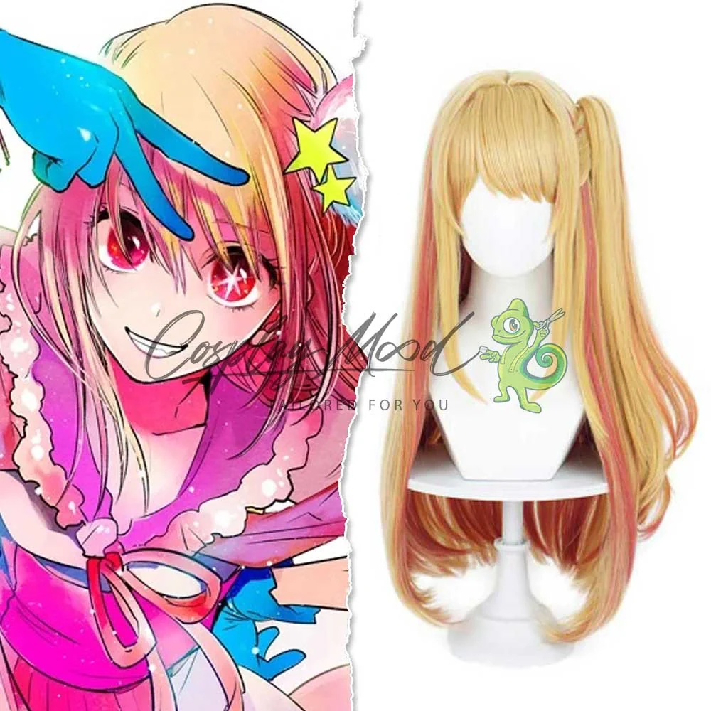 Parrucca Cosplay Ruby Hoshino Oshi no Ko - immagine 3