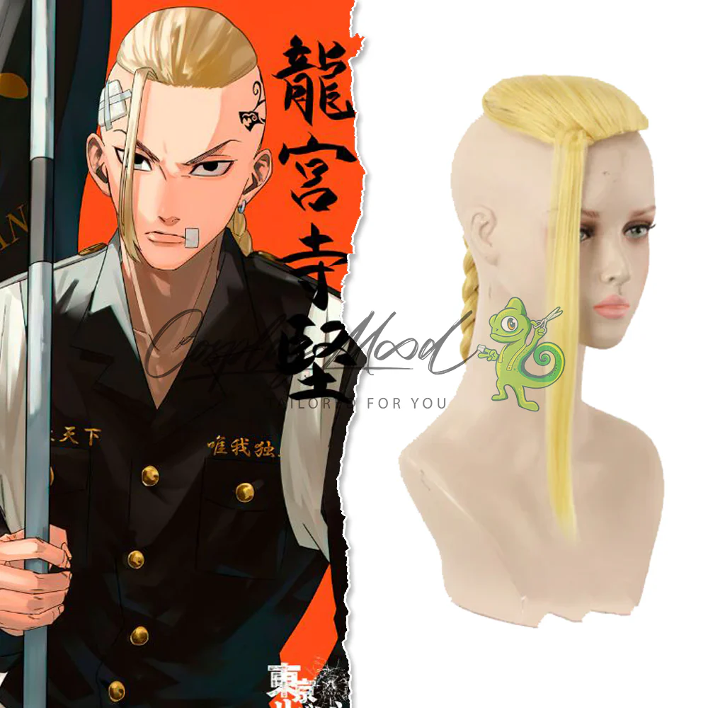 Parrucca Cosplay Ryuguji Ken Tokyo Revengers - immagine 3