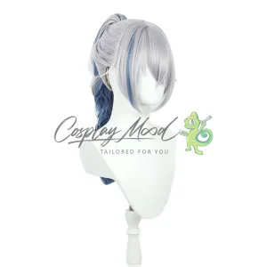 Parrucca Cosplay Silver Wolf Honkai Star Rail