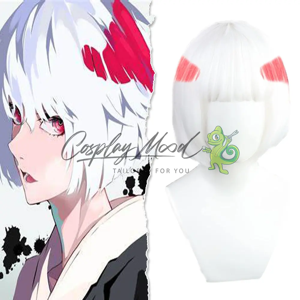 Parrucca Cosplay Uraume Jujutsu Kaisen - immagine 3