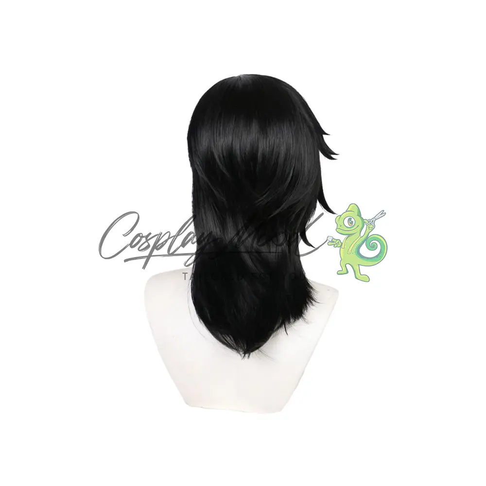 Parrucca Cosplay Vi Versione nera League of Legends Arcane Stagione 2 - immagine 5