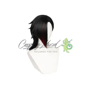 Parrucca Cosplay Vi Versione nera League of Legends Arcane Stagione 2