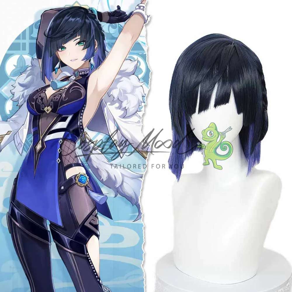 Parrucca Cosplay Yelan Genshin Impact - immagine 3