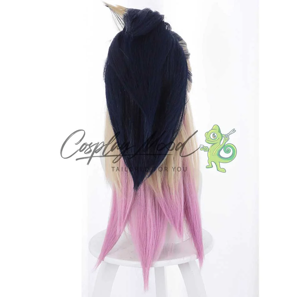 Parrucca Cosplay Akali Arcane League of Legends - immagine 5