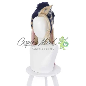 Parrucca Cosplay Akali Arcane League of Legends