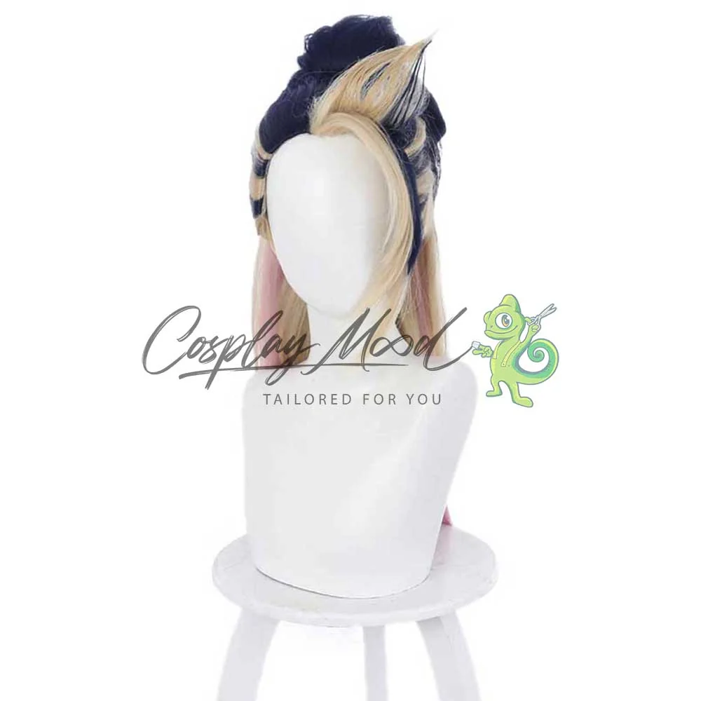 Parrucca Cosplay Akali Arcane League of Legends