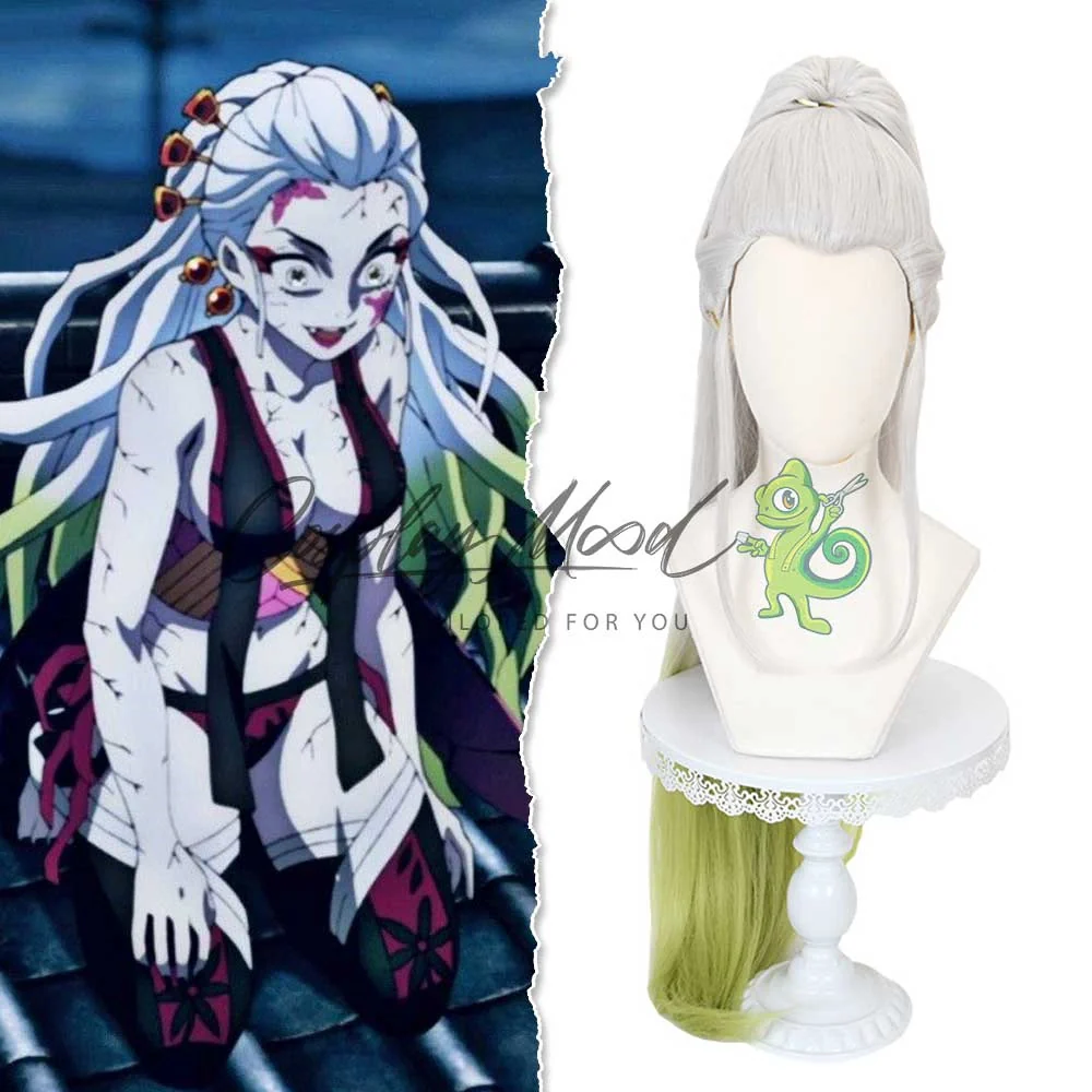Parrucca Cosplay Daki Demon Slayer - immagine 3