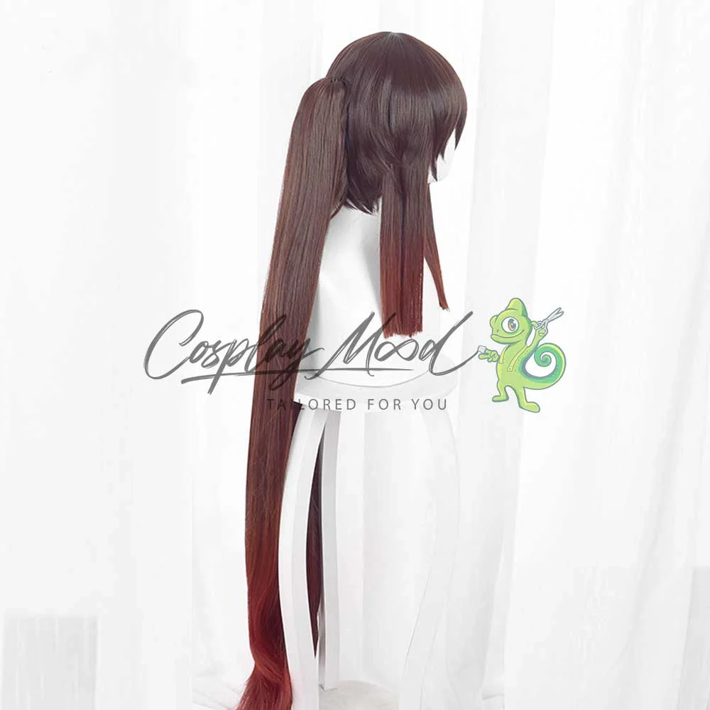 Parrucca Cosplay Hu Tao Genshin Impact - immagine 5