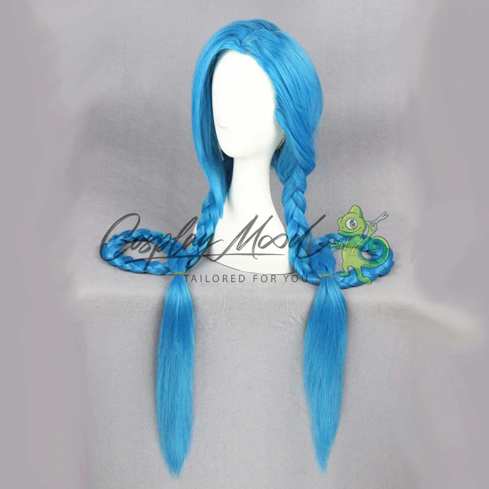 Parrucca Cosplay Jinx League of Legends - immagine 6