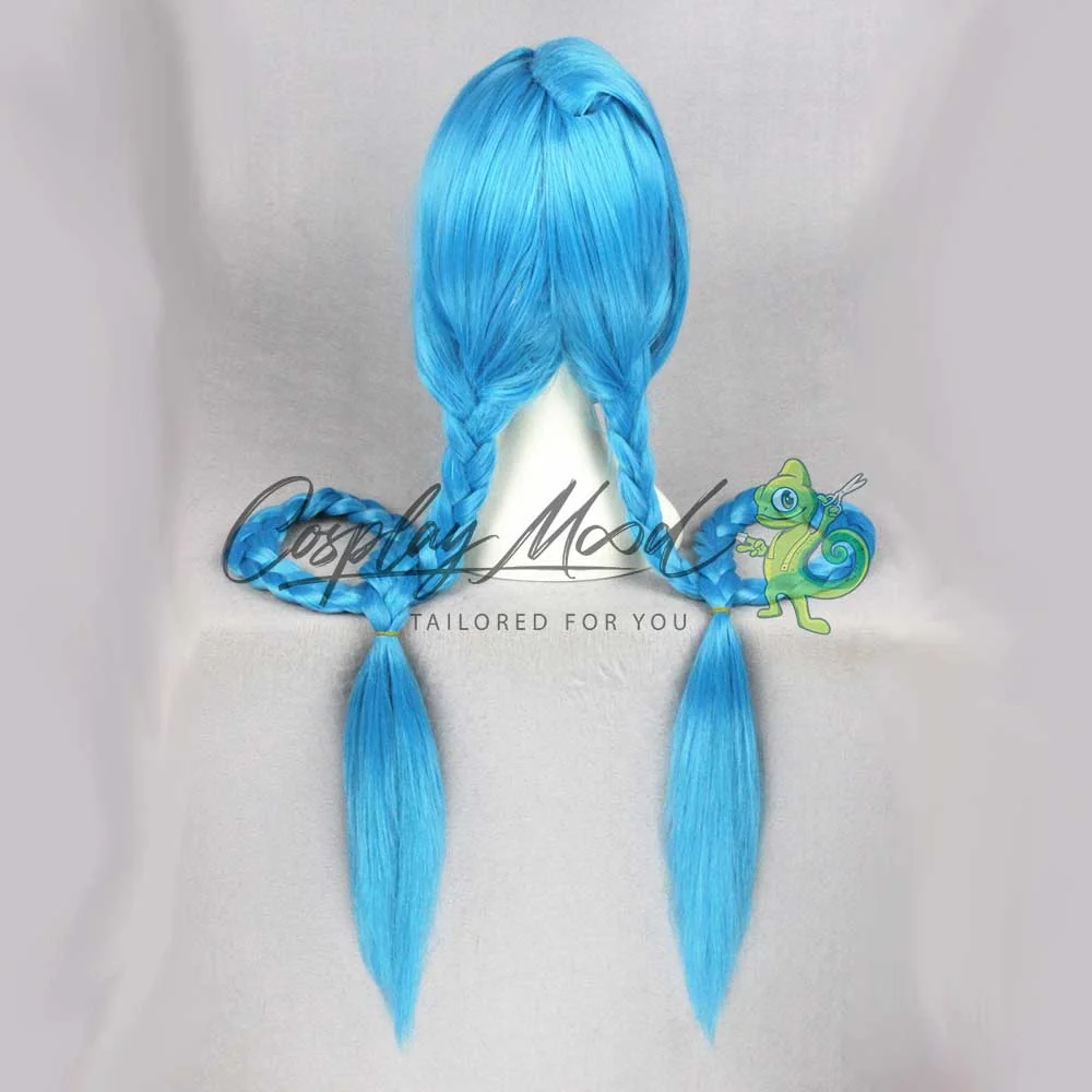 Parrucca Cosplay Jinx League of Legends - immagine 5