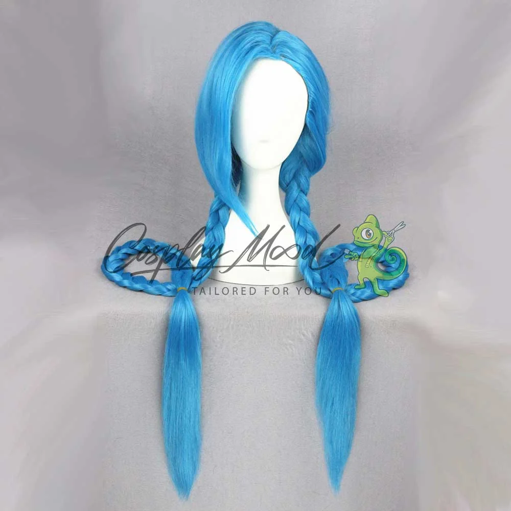 Parrucca Cosplay Jinx League of Legends - immagine 4