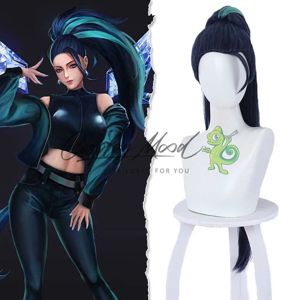Parrucca Cosplay Kaisa KDA All Out League of Legends - immagine 3