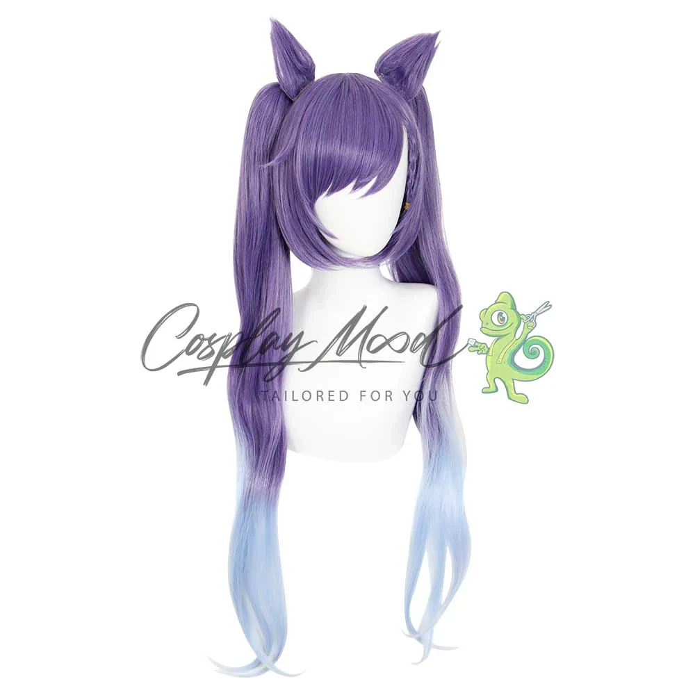 Parrucca Cosplay Keqing Genshin Impact - immagine 5