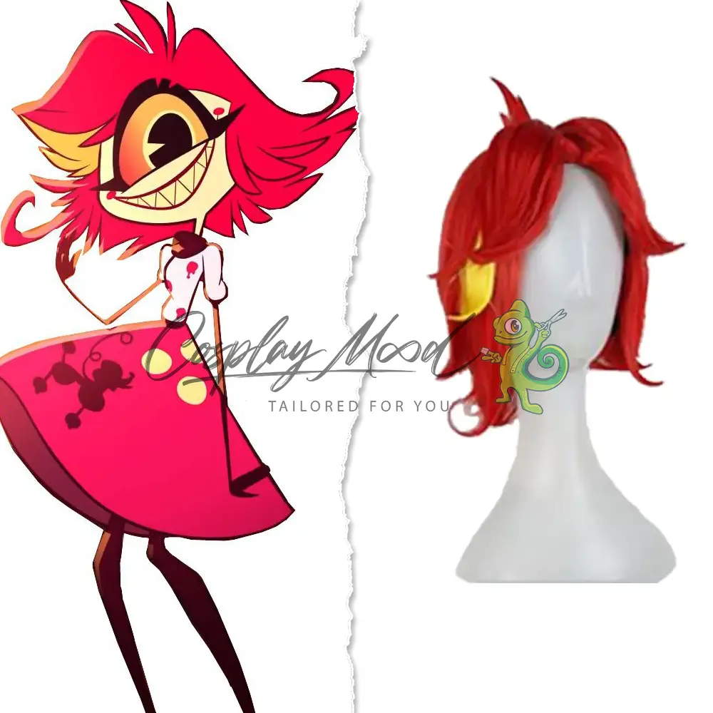 Parrucca Cosplay Niffty Hazbin Hotel - immagine 3