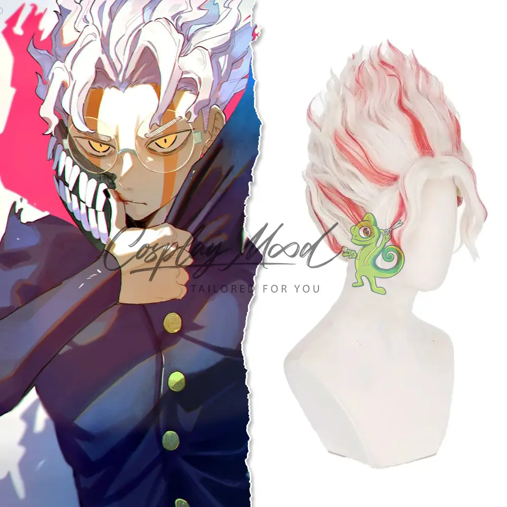 Parrucca Cosplay Okarun Dandadan - immagine 3