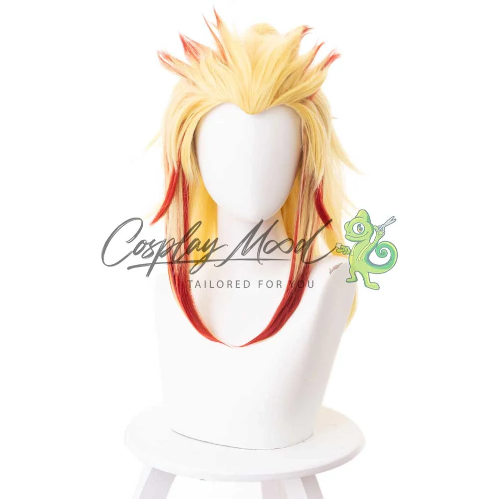 Parrucca Cosplay Rengoku Kyoujurou Demon Slayer - immagine 4