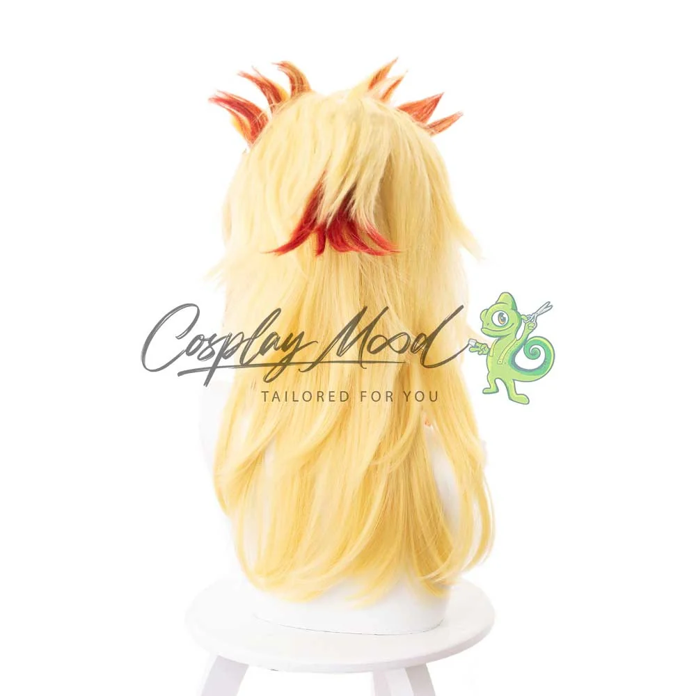 Parrucca Cosplay Rengoku Kyoujurou Demon Slayer - immagine 7