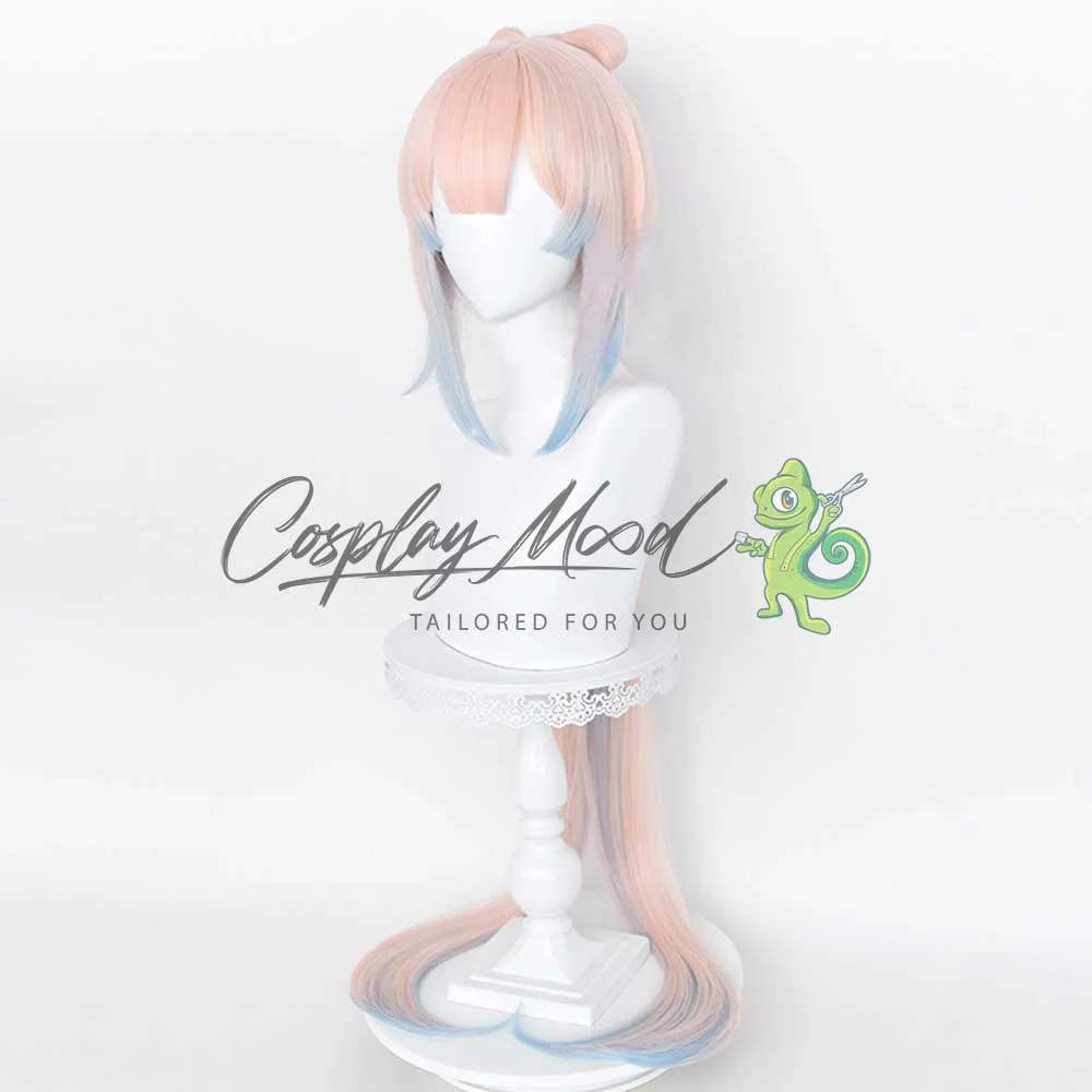 Parrucca Cosplay Sangonomiya Kokomi Genshin Impact - immagine 5