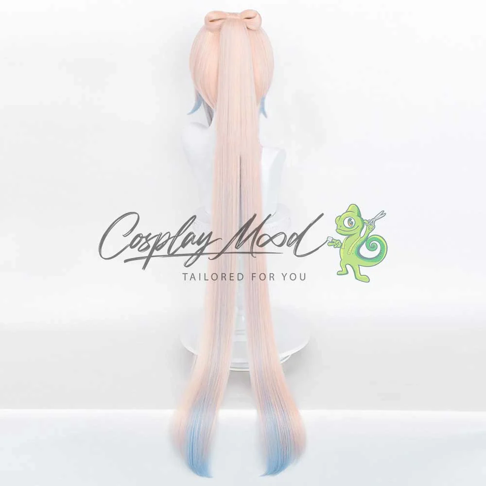 Parrucca Cosplay Sangonomiya Kokomi Genshin Impact - immagine 6