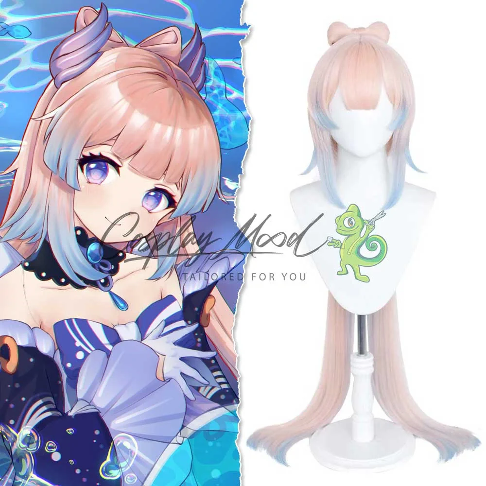 Parrucca Cosplay Sangonomiya Kokomi Genshin Impact - immagine 3