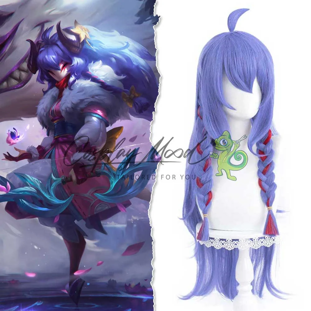 Parrucca Cosplay Kindred Spirit Blossom League of Legends - immagine 3