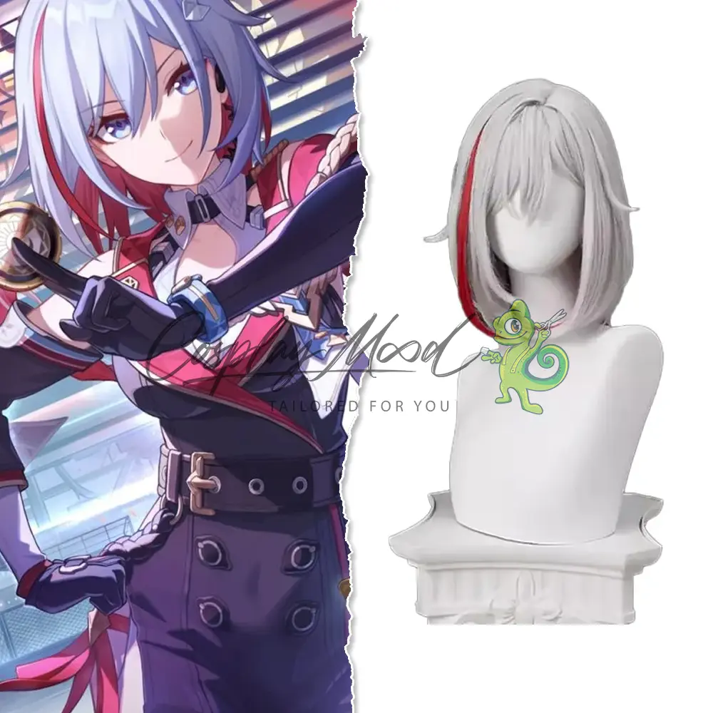 Parrucca Cosplay Topaz Honkai Star Rail - immagine 3