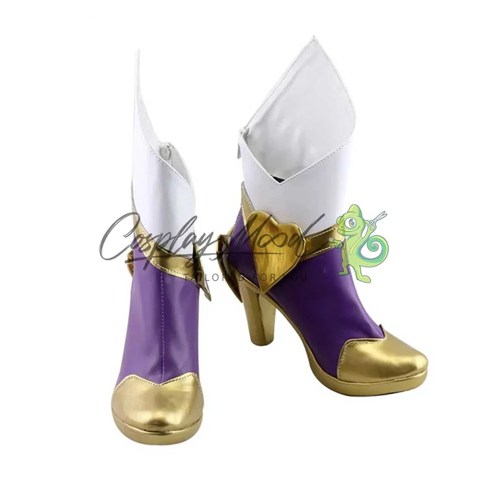 Scarpe Cosplay Fiora Laurent Heartpiercer Skin League of Legends