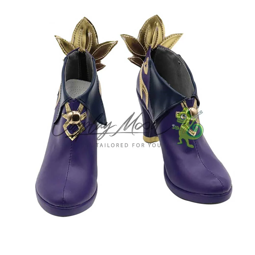 Scarpe Cosplay Keqing versione 1 Genshin Impact